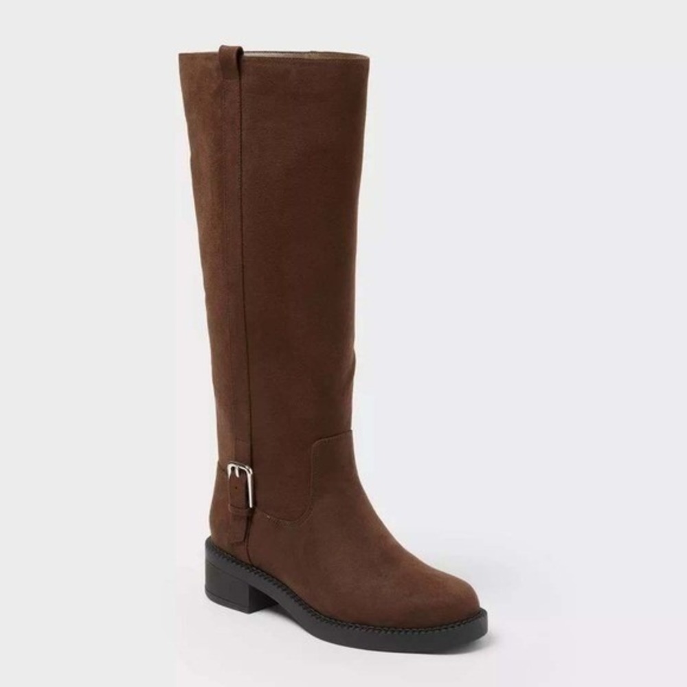 A New Day Women's Hattie Knee-High Boots | Brown Size 10 – New With Tags